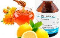 Глицерин, мед и лимон от кашля: рецепт средства